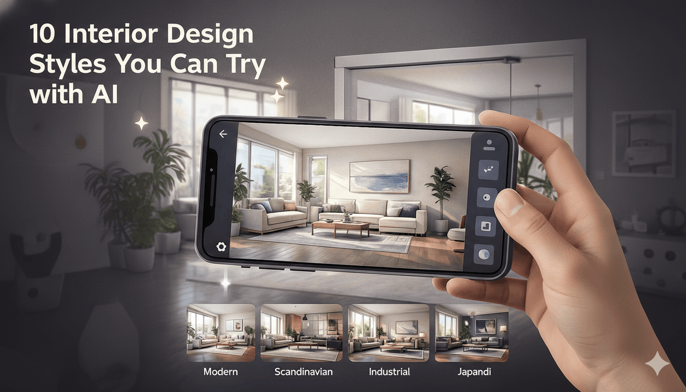 10 Home Interior Design Styles You Can Instantly Try Using AI